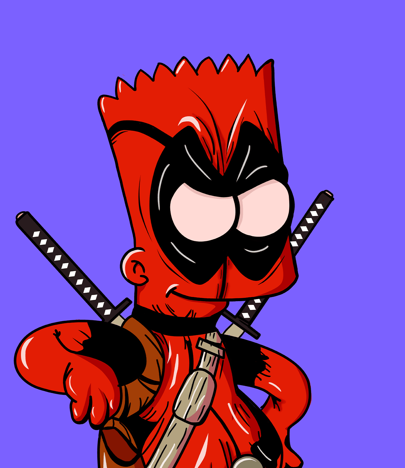 Deadpool, a rare 1/1 Alpha Simp NFT