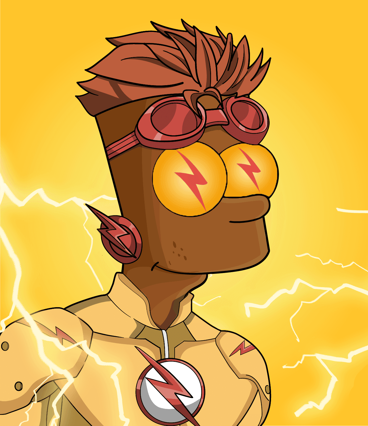Pop Flash, a rare 1/1 Alpha Simp NFT