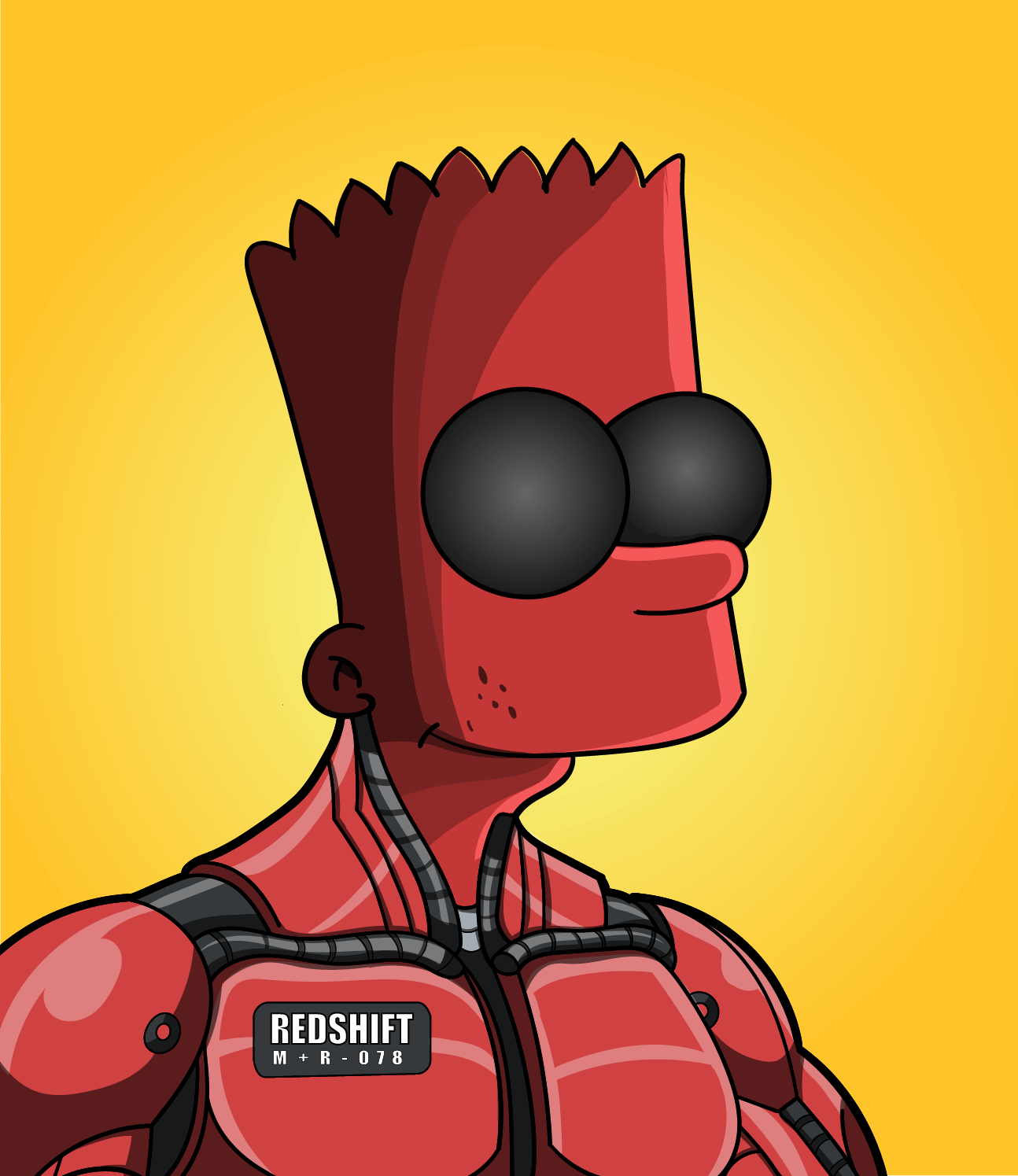 Redshift Mercury, a rare 1/1 Alpha Simp NFT