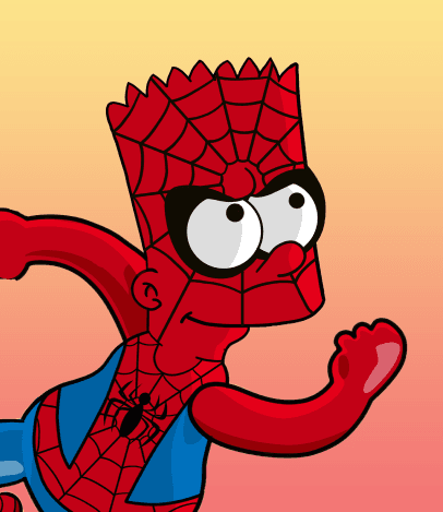 Spidy, a rare 1/1 Alpha Simp NFT