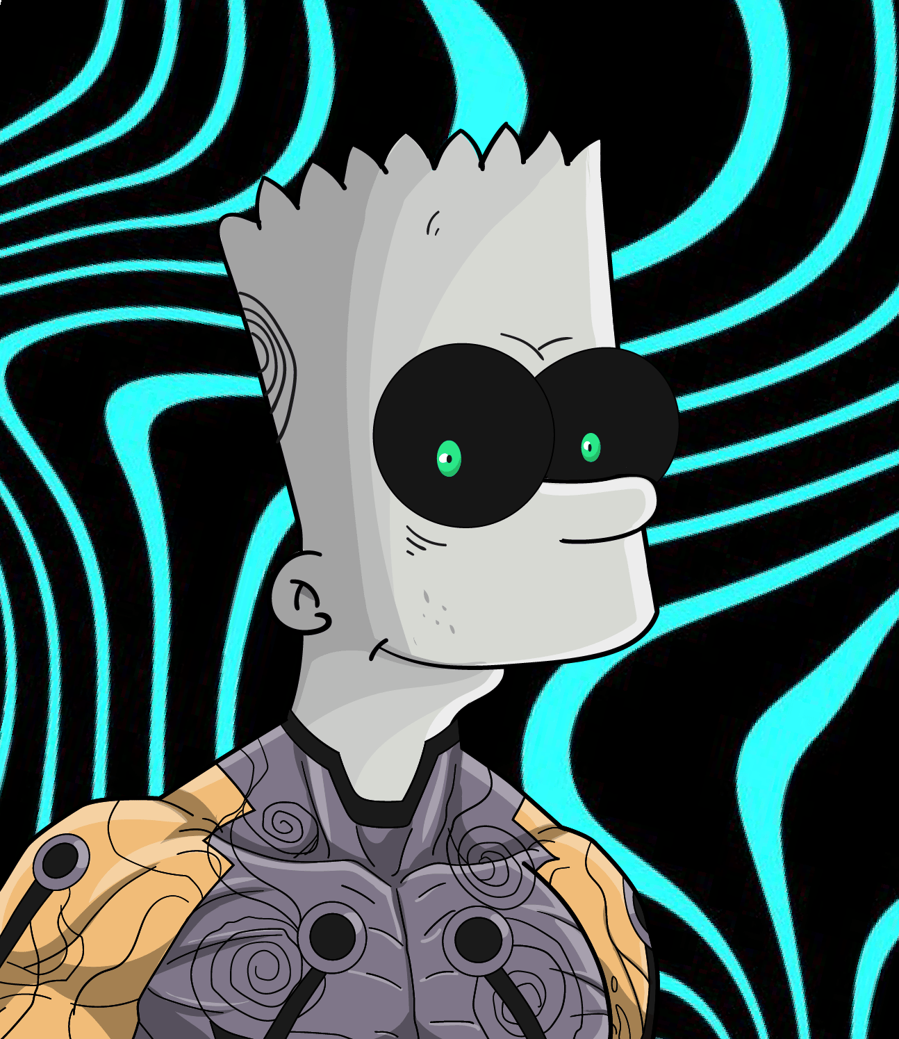 Animated Alpha Simp character